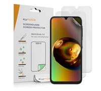 kwmobile 3X Film Protection Compatible avec Samsung Galaxy A25-3X Film de Protection d'Écran Mat pour Téléphone en Plastique