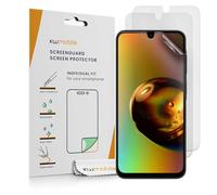kwmobile 3X Film Protection Compatible avec Samsung Galaxy A26 5G - 3X Film de Protection d'Écran Mat pour Téléphone en Plastique
