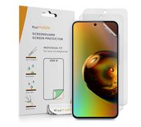kwmobile 3X Film Protection Compatible avec Samsung Galaxy A36 5G - 3X Film de Protection d'Écran Mat pour Téléphone en Plastique
