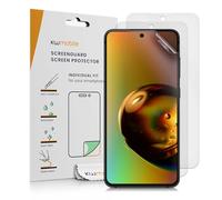 kwmobile 3X Film Protection Compatible avec Samsung Galaxy A55 5G - 3X Film de Protection d'Écran Mat pour Téléphone en Plastique