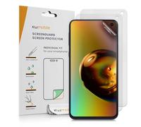 kwmobile 3X Film Protection Compatible avec Samsung Galaxy S10e - 3X Film de Protection d'Écran Mat pour Téléphone en Plastique