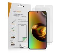 kwmobile 3X Film Protection Compatible avec Samsung Galaxy S25 Plus - 3X Film de Protection d'Écran Mat pour Téléphone en Plastique