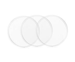 kwmobile 3X Pastille adhésive Universelle - Vignette Gel Autocollant Double-Face antidérapant Silicone - Support pour Smartphone navigateur GPS