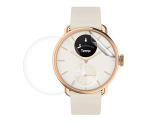 kwmobile 3X Protection écran Compatible avec Withings Scanwatch 2 38mm - Set de Film Plastique Transparent pour Fitness Tracker
