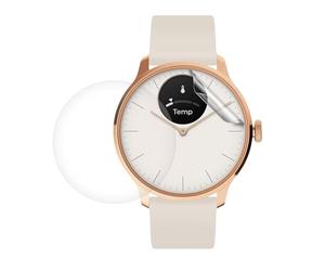 kwmobile 3x Protection écran compatible avec Withings Scanwatch Light 37mm - Set de film plastique transparent pour fitness tracker