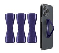 kwmobile 3X Support Doigt Smartphone - Accessoire Doigt pour téléphone Portable - Sangle poignée Dos Smartphone - Bleu Violet métallique-Bleu Violet métallique-Bleu Violet métallique