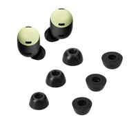 kwmobile 6X Embout Compatible avec Google Pixel Buds Pro - Embouts de Rechange en Mousse pour Écouteurs - 3 Tailles S M L - Noir Mat