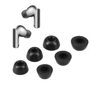 kwmobile 6X Embout Compatible avec Huawei FreeBuds Pro 3 - Embouts de Rechange en Mousse pour Écouteurs - 3 Tailles S M L - Noir