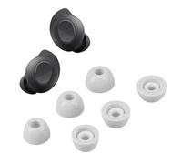 kwmobile 6X Embout Compatible avec Samsung Galaxy Buds FE - Embouts de Rechange en Mousse pour Écouteurs - 3 Tailles S M L - Gris