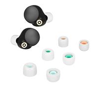 kwmobile 6X Embout Compatible avec Sony WF-1000XM4 - Embouts de Rechange en Mousse pour Écouteurs - 3 Tailles S M L - Blanc