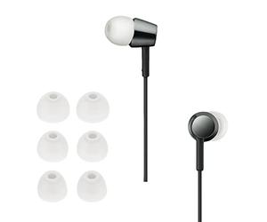 kwmobile 6X Embout Compatible avec Sony WI-C300 / WI-C400 / MDR-XB55AP / MDR-EX155AP - Embouts de Rechange en Silicone - 3 Tailles