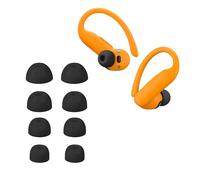 kwmobile 8X Embout Compatible avec Beats Powerbeats Pro 2 - Embouts de Rechange en Silicone pour Écouteurs Noir