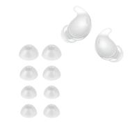 kwmobile 8X Embout Compatible avec Sony LinkBuds Fit WF-LS910N - Embouts de Rechange en Silicone pour Écouteurs Blanc