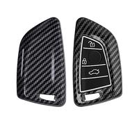 kwmobile Accessoire clé de Voiture Compatible avec BMW Smart Key 3-Bouton - Coque de Protection étui Souple en Plastique avec Silicone à l'intérieur - Noir