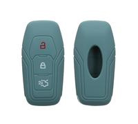 kwmobile Accessoire clé de Voiture Compatible avec MyKey Ford 3-Bouton (Key Free) - Coque en Silicone Souple pour Clef de Voiture Arctic Night