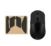 kwmobile Bande Antidérapante Compatible avec Kingston Pulsefire Haste 2 Bande Antidérapante - Bande en Similicuir pour Souris Gaming - Noir