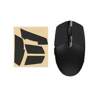 kwmobile Bande Antidérapante Compatible avec Logitech G102 / G304 Bande Antidérapante - Bande en Similicuir pour Souris Gaming - Noir