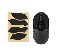 kwmobile Bande Antidérapante Compatible avec Logitech G903 / G900 Bande Antidérapante - Bande en Similicuir pour Souris Gaming - Noir