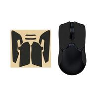 kwmobile Bande Antidérapante Compatible avec Razer Viper Ultimate - Bande en Similicuir pour Souris Gaming - Noir