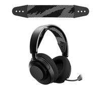 kwmobile Bandeau de Remplacement Compatible avec SteelSeries Arctis Nova 1 / Nova 1X / Nova 3 Bandeau - Coussinet Bandeau de Rechange en Nylon pour Casque Audio - Noir-Gris