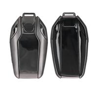 kwmobile Boitier Clef Voiture Compatible avec BMW avec écran - Coque en Silicone de Clef de Voiture - Étui de Protection Noir Mat-Noir