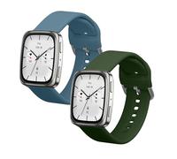 kwmobile Bracelet compatible avec 20mm Amazfit Active 2/2 Square/Active Edge/Bip 3 / GTS 3 4 bracelet - Bracelet de rechange pour fitness tracker en TPU