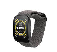 kwmobile Bracelet compatible avec 22mm Amazfit Bip 6 / Bip 5 Unity/Bip 5 / GTS 3 / Balance 2 / Helio Strap - Bracelets de rechange en nylon pour fitness tracker - gris