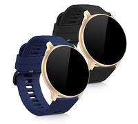 kwmobile Bracelet compatible avec AGPTEK LW11 bracelet - 2x bracelet de rechange en silicone pour fitness tracker
