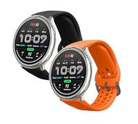 kwmobile Bracelet compatible avec Amazfit Active2 (A2437) bracelet - 2x bracelet de rechange en silicone pour fitness tracker