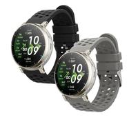 kwmobile Bracelet compatible avec Amazfit Active3 Premium bracelet - 2x bracelet de rechange en silicone pour fitness tracker