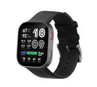 kwmobile Bracelet Compatible avec Amazfit Bip Max/Amazfit Bip 6 - Bracelet de Rechange en Cuir Véritable pour Fitness Tracker