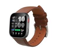 kwmobile Bracelet Compatible avec Amazfit Bip Max/Balance 3 / Active Max - Bracelet de Rechange en Cuir Véritable pour Fitness Tracker