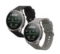 kwmobile Bracelet compatible avec Amazfit Cheetah 2 Ultra bracelet - 2x bracelet de rechange en silicone pour fitness tracker