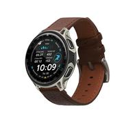 kwmobile Bracelet Compatible avec Amazfit Cheetah2 Pro / Active3 Premium / REX3 Pro - Bracelet de Rechange en Cuir Véritable pour Fitness Tracker