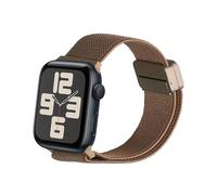 kwmobile Bracelet compatible avec Apple Watch SE 40mm iWatch 9/8/7/6/5/4/3 40mm bracelet - Bracelet de rechange en nylon pour fitness tracker - beige
