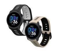 kwmobile Bracelet compatible avec COROS PACE 4 / PACE 3 / APEX 4 / APEX Pro bracelet - 2x bracelet de rechange en silicone pour fitness tracker