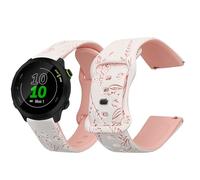 kwmobile Bracelet compatible avec Garmin Forerunner 55 / Forerunner 165/245 / 645 42mm bracelet - Bracelet de rechange pour fitness tracker en silicone