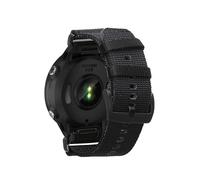 kwmobile Bracelet compatible avec Garmin Forerunner 955/965 / 945/935 / MARQ/COROS VERTIX - Bracelet pour smartwatch en nylon à séchage rapide - Facile à monter - noir