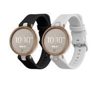 kwmobile Bracelet compatible avec Garmin Lily Sport bracelet - 2x bracelet de rechange en silicone pour fitness tracker
