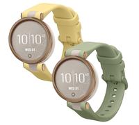 kwmobile Bracelet compatible avec Garmin Lily Sport bracelet - 2x bracelet de rechange en silicone pour fitness tracker