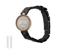 kwmobile Bracelet compatible avec Garmin Lily Sport bracelet - Bracelet de rechange en inox pour fitness tracker - noir