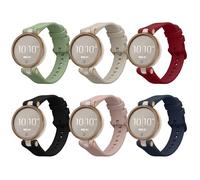 kwmobile Bracelet compatible avec Garmin Lily Sport bracelet - Set 6x bracelet de rechange en silicone pour fitness tracker - multicolore