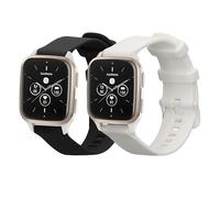 kwmobile Bracelet compatible avec Garmin Venu Sq 2 Music/Sq 2 / Vivoactive 6 / Vivoactive 5 bracelet - 2x bracelet de rechange en silicone pour fitness tracker