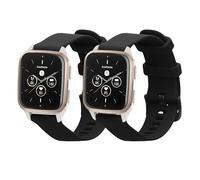 kwmobile Bracelet compatible avec Garmin Venu Sq 2 Music/Sq 2 / Vivoactive 6 / Vivoactive 5 bracelet - 2x bracelet de rechange en silicone pour fitness tracker
