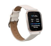 kwmobile Bracelet Compatible avec Garmin Venu Sq 2 Music/Sq 2 - Bracelet de Rechange en Cuir Véritable pour Fitness Tracker