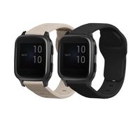 kwmobile Bracelet compatible avec Garmin Venu Sq Music/Sq bracelet - 2x bracelet de rechange en silicone pour fitness tracker