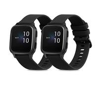 kwmobile Bracelet compatible avec Garmin Venu Sq Music/Sq bracelet - 2x bracelet de rechange en silicone pour fitness tracker