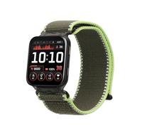 kwmobile Bracelet compatible avec Garmin Venu X1 - Bracelets de rechange en nylon pour fitness tracker - vert