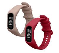 kwmobile Bracelet compatible avec Garmin vivosmart 5 / Smart 5 bracelet - 2x bracelet de rechange en silicone pour fitness tracker