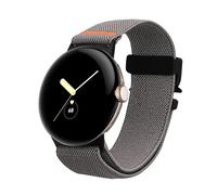 kwmobile Bracelet compatible avec Google Pixel Watch Series 41mm / Pixel Watch 4 41mm - Bracelets de rechange en nylon pour fitness tracker - gris foncé